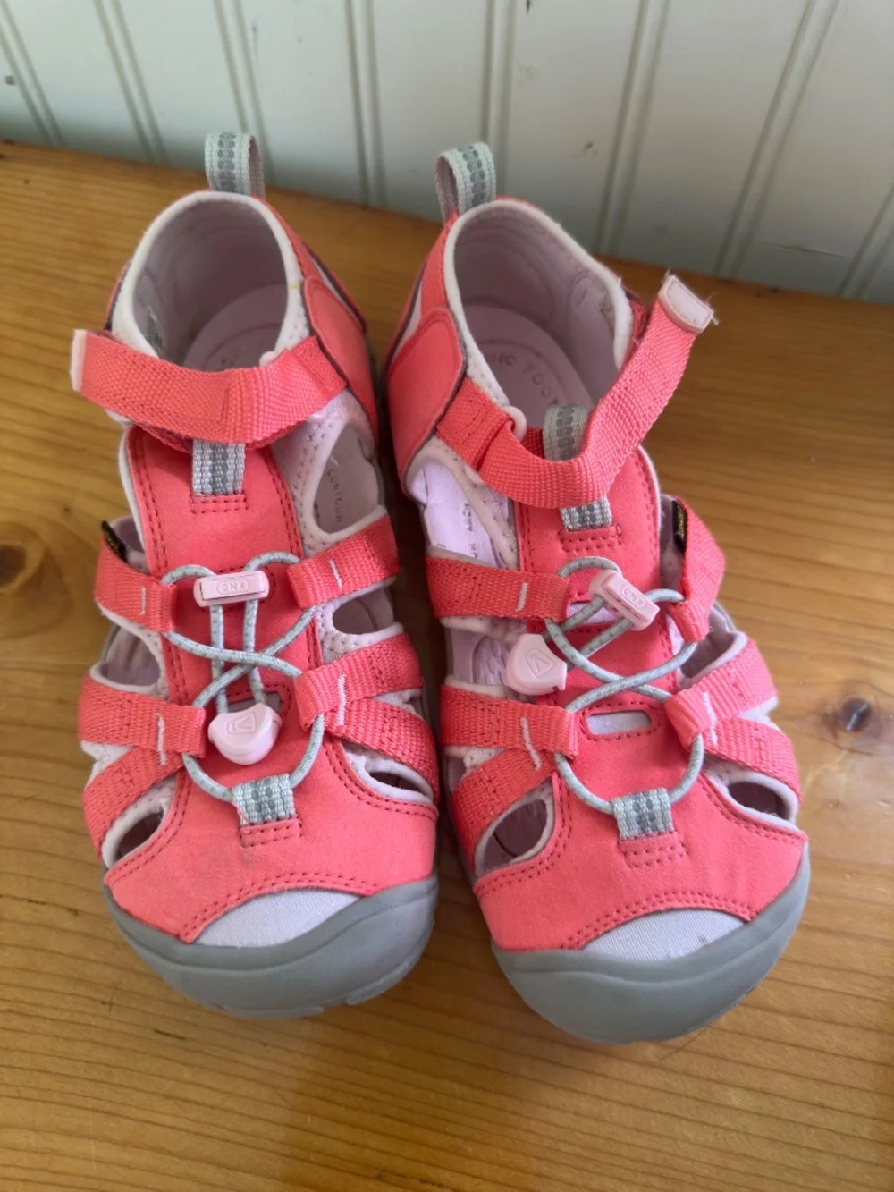 KEEN Kids Seacamp II CNX Size 3 Dubarry/Pink-A-Boo